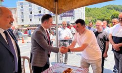 Salıpazarı’nda bayramlaşma programı düzenlendi