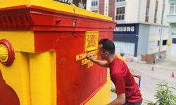 "Şampiyon Çeşme" bu yıl yine Galatasaray'ın renklerine boyandı