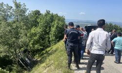 Sinop'ta ağaçlık alana devrilen otomobildeki karı koca yaralandı