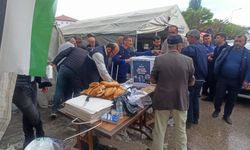 Sulusaray'da Gazze için kermes düzenlendi