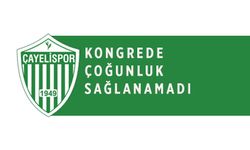 Çayelispor kongresinde çoğunluk sağlanamadı