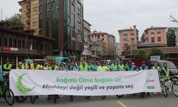 Trabzon ve çevre illerde 12. Geleneksel Yeşilay Bisiklet Turu düzenlendi