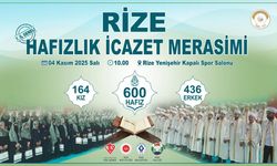 Rize’de Hafızlıkta tarihi başarı: 600 Hafız icazet alıyor!