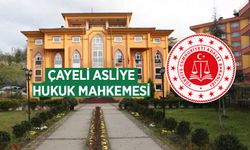 ÇAYELİ ASLİYE HUKUK MAHKEMESİ