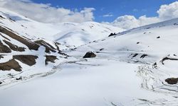 Doğu Karadeniz'de nisan ayında kar yağdı