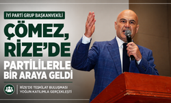 İYİ Parti Grup Başkanvekili Çömez, Rize'de partililerle bir araya geldi