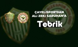 Çayelispor’dan Rizespor’un Yeni Başkanı Ali Zeki Saruhan’a Tebrik Mesajı