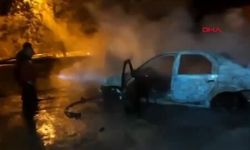 Ordu'da sendika başkanının park halindeki aracı kundaklandı