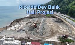 Rize'de Su Ürünleri Toptan Hali Projesi Başladı