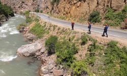 Derede kaybolan baba-oğulu arama çalışmaları 9'uncu gününde