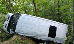 Ordu'da minibüs şarampole yuvarlandı: 11 yaralı