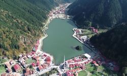 Uzungöl'de yaz manzarası; güneşi gören akın etti