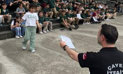 Çayeli’nde Öğrencilere Yangın Güvenliği Eğitimi