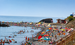 Rize'de denize girilebilecek alanlar belirlendi