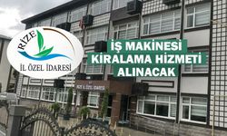 İŞ MAKİNESİ KİRALAMA HİZMETİ ALINACAK
