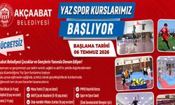 Akçaabat Belediyesi Yaz Spor Kursları Başlıyor