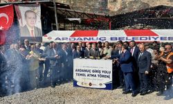 "Ardanuç Giriş Yolu" projesinin temel atma töreni yapıldı