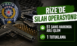 Rize Emniyeti'nden geçit yok! Çok sayıda ruhsatsız silah yakalandı