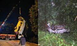 Çayeli'nde Akılalmaz Olay: Çay Taşımak İçin Kullanılan Otomobil Uçuruma Düştü