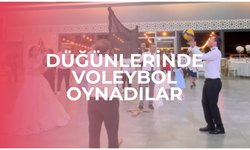 Voleybol oynarken tanıştılar, düğünlerinde de voleybol oynadılar