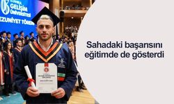 Rizeli Milli Futbolcu Barış Alper Yılmaz diplomayı aldı