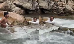 Suudi turist, fotoğraf çekilmek istediği derede boğuldu; o anlar kamerada