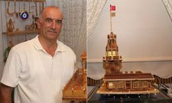 Rize’de ahşap minyatür ustası hayran bırakıyor