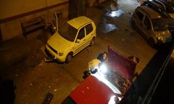 Trabzon'da İlçe Emniyet Müdürlüğü bahçesine hava aracı düştü; 4 araç hasar gördü