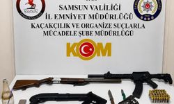 Samsun'da silah kaçakçılığı operasyonunda 3 şüpheli yakalandı