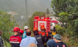 Trabzon'da fındık toplarken yamaçtan yuvarlanan kişi yaralandı