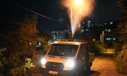 Rize’de Gece İlaçlama Çalışmaları Aralıksız Sürüyor