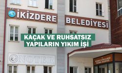 KAÇAK VE RUHSATSIZ YAPILARIN YIKIM İŞİ