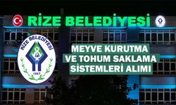 Meyve kurutma ve tohum saklama sistemleri alımı
