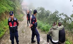 Trabzon'da heyelan; 1 kişi toprak altında kaldı