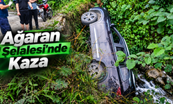 Ağaran Şelalesi’nde Kaza: Araç Dereye Uçtu