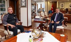 Vali Baydaş, Yeni Emniyet Müdürü Karasakal’ı Kabul Etti