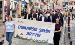 Artvin'de Halk Sağlığı Haftası kapsamında yürüyüş yapıldı