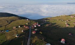 "Bulutlara komşu" yaylaları sonbahar renklerine bürünüyor