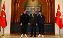 Avrupa Şampiyonu milli boksörler Vali Şahin'i ziyaret etti