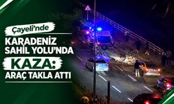 Çayeli’nde Karadeniz Sahil Yolu’nda Kaza: Yaralılar Var