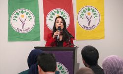 DEM Parti Eş Genel Başkanı Hatimoğulları, partisinin Erzurum kongresinde konuştu