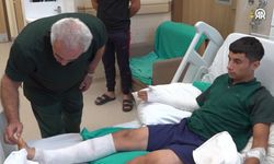 Motosikletini balata spreyiyle temizledikten sonra çakmağını çakınca vücudunda yanıklar oluştu