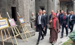 Erzurum'daki tarihi medrese 31 sanatçının eserine ev sahipliği yaptı