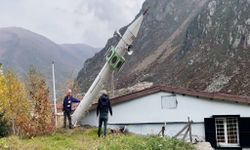 Rize’de minareye kış ayarı: Gelenek yine bozulmadı