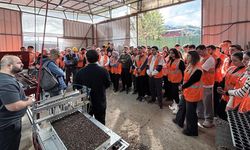 Ktü’lü Öğrenciler Akçaabat Belediyesi’nin Bitki Üretim Tesisini İnceledi
