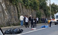 Trabzon'da, TIR'a çarpan motosikletin sürücüsü öldü