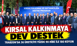 Trabzon Büyükşehir Belediyesi’nden Hayvancılığa Yüzde 90 Hibe Desteği!