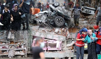 İşte korkunç Kastamonu felaketinin kareleri