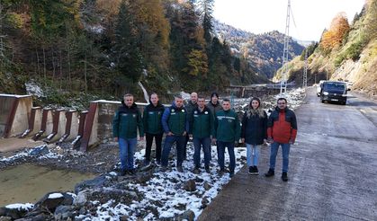 DSİ Taşkın Kontrol Dairesi Heyeti Rize’de İncelemelerde Bulundu