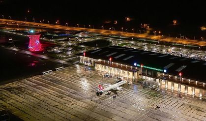 Rize-Artvin Havalimanı nisanda 77 bin 895 yolcuya hizmet verdi